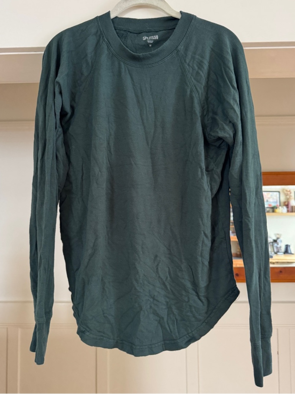 Splits59 Long-Sleeve Crewneck Shirt - Teal Green
